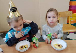 Poczęstunek jubilata.