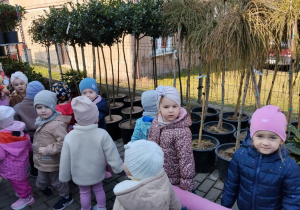 Dzieciaki w sklepie ogrodniczym.