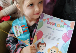 Jubilatka z dyplomem.